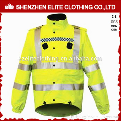 Waterproof 3 M Reflective Construction Work Safety Parka Jackets